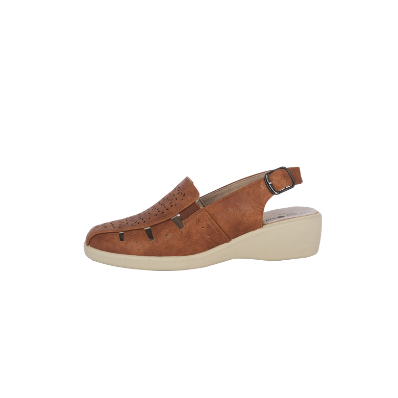 SANDALIAS MUJER PASSER CARAMELO CERRADA BLUEBELL - 2