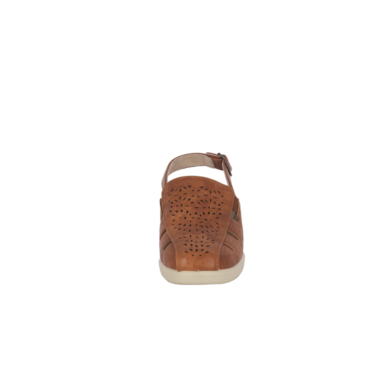 SANDALIAS MUJER PASSER CARAMELO CERRADA BLUEBELL - 3