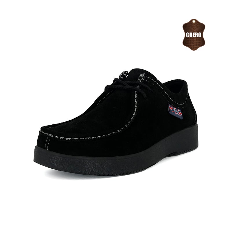 MOCASINES UNISEX ALQUIMIA CUERO NEGRO DE SOIRA - 1