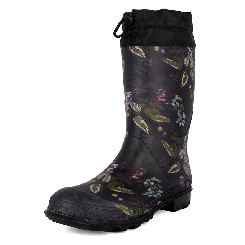 BOTA DE AGUA CON POLAR BIELA FLORES NEGRO ALQUIMIA - 1