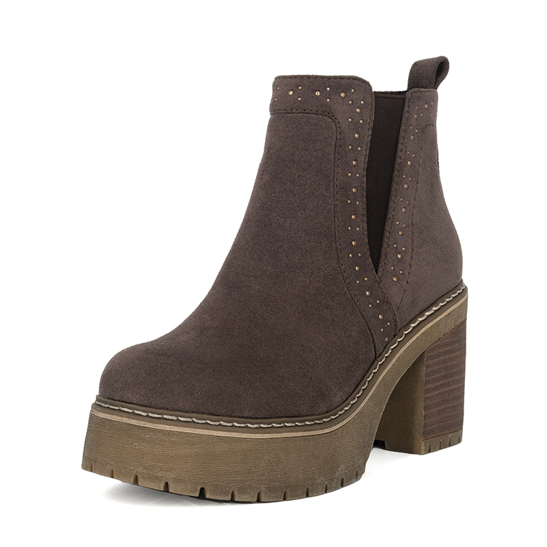 BOTÍN TAUPE SIERRA ALQUIMIA CASUAL - 1
