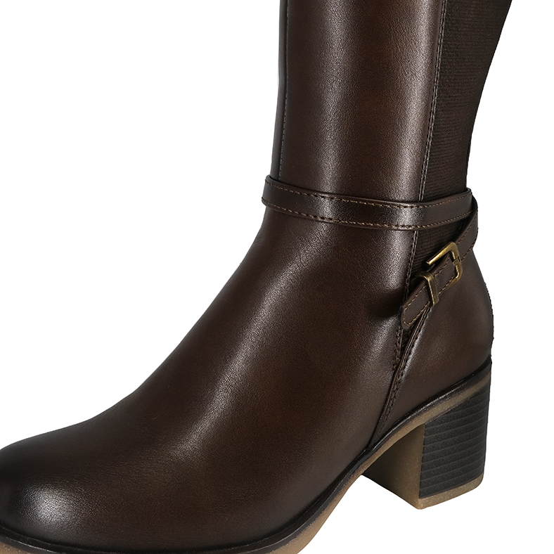 BOTAS MUJER ALQUIMIA CAFÉ LARGA BERTA - 4