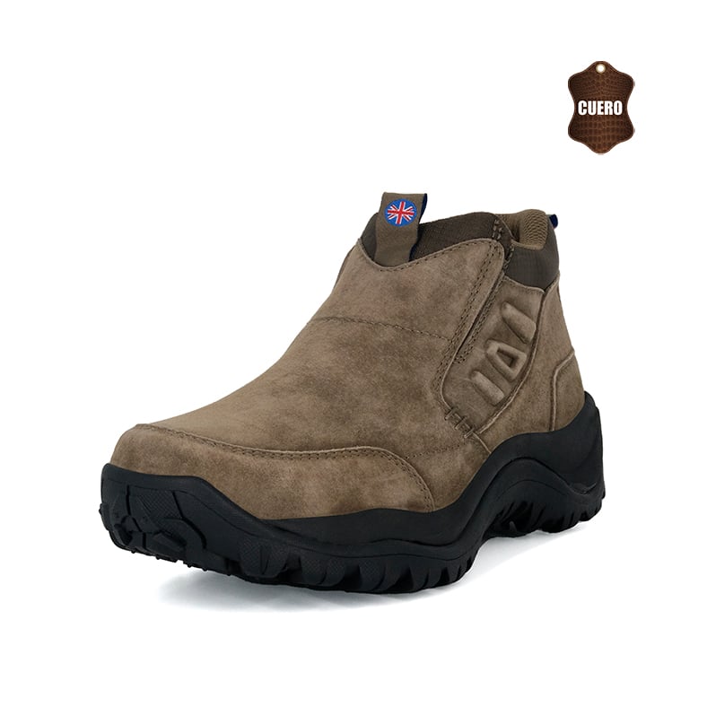 BOTÍN CUERO CAQUI DE COTA KHAKI LONDON ADIXT CASUAL - 1