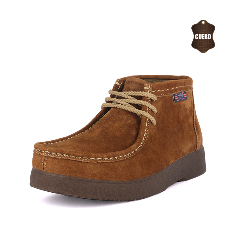 BOTÍN CUERO CARAMELO DE CAMPOS LONDON ADIXT CASUAL - 1