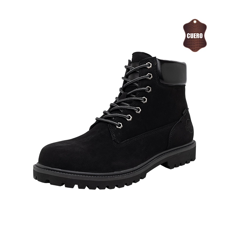 BOTÍN CUERO NEGRO DE AUGUSTO LONDON ADIXT CASUAL - 1