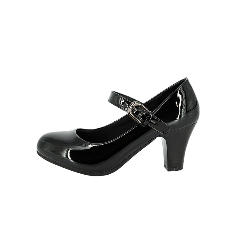 ZAPATO CUECA CLOT NEGRO CHAROL ALQUIMIA - 2
