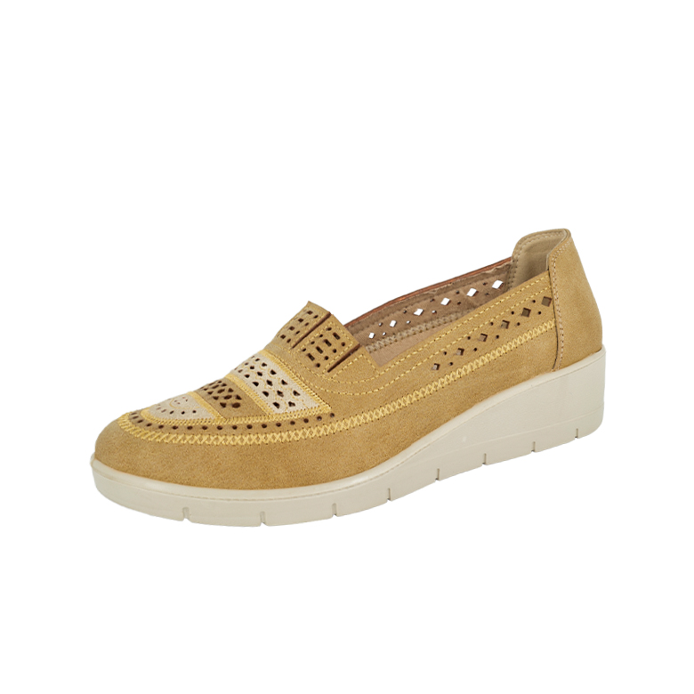 MOCASINES MUJER PASSER BARVA TOSTADO - 1