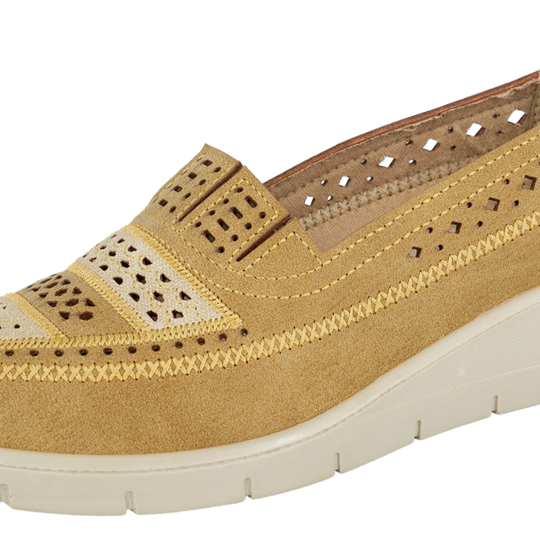 MOCASINES MUJER PASSER BARVA TOSTADO - 4