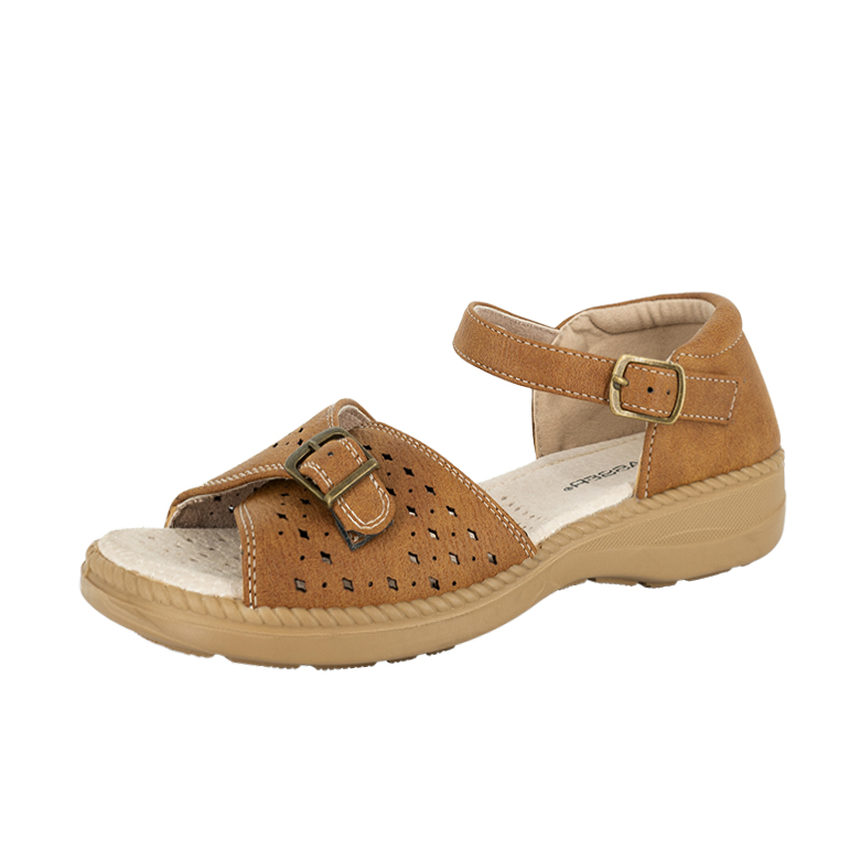 SANDALIAS MUJER PASSER CARAMELO ALMA - 1