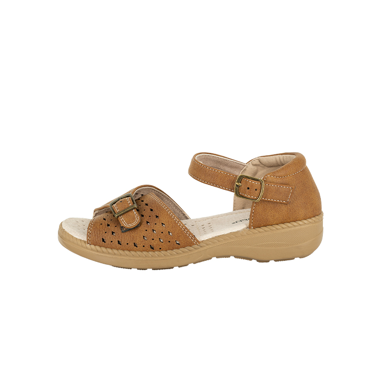 SANDALIAS MUJER PASSER CARAMELO ALMA - 2