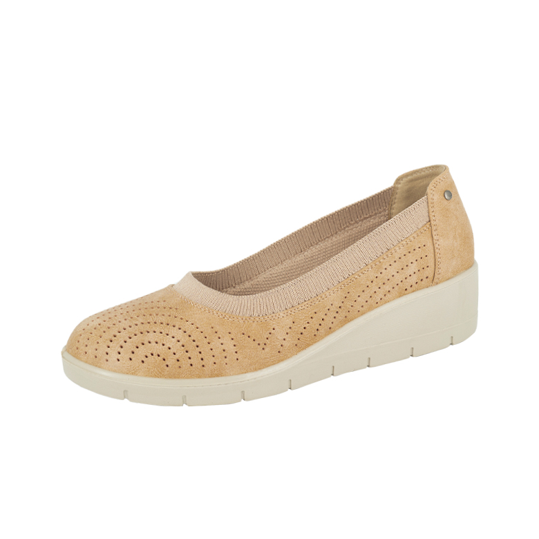 MOCASINES MUJER PASSER BATU TOSTADO - 1