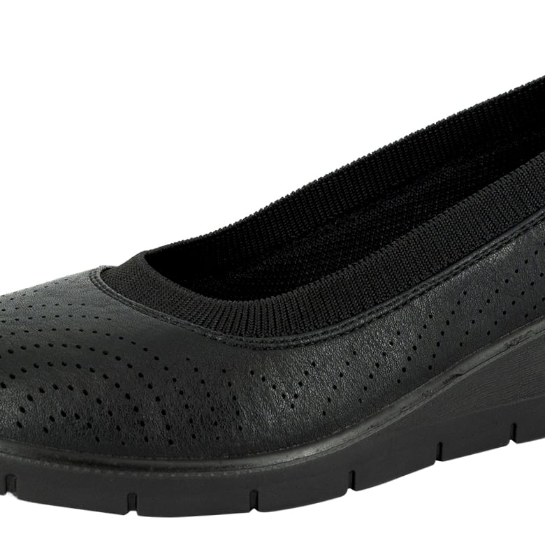 MOCASINES MUJER PASSER NEGRO BATU - 4