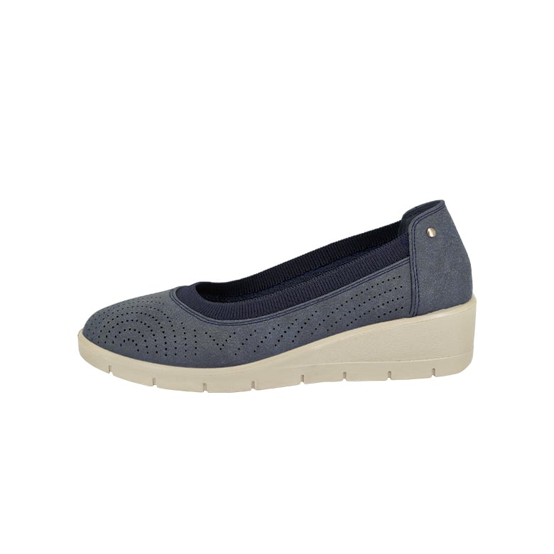 MOCASINES MUJER PASSER AZUL BATU - 2