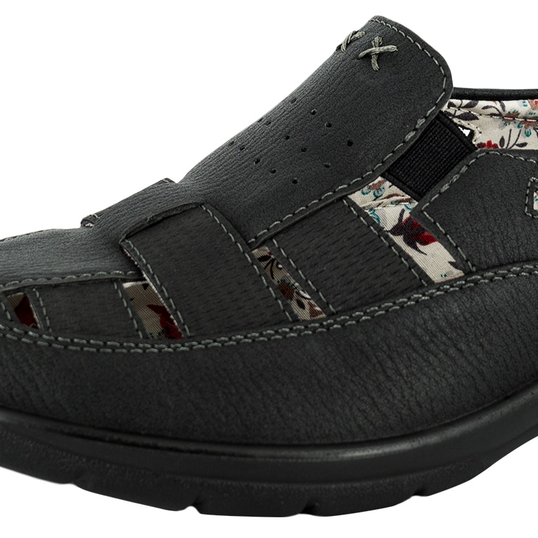 MOCASINES MUJER PASSER NEGRO ABADIA - 4