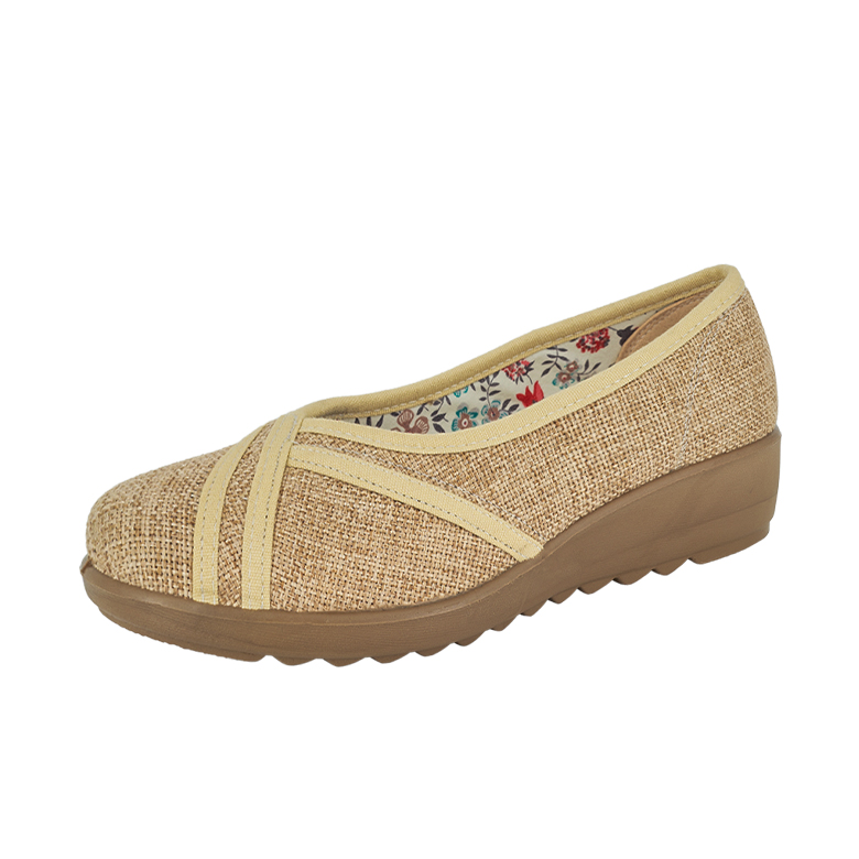 MOCASINES MUJER PASSER TEXTIL BATURA TOSTADO
