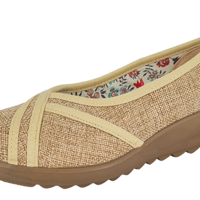 MOCASINES MUJER PASSER TEXTIL BATURA TOSTADO - 4