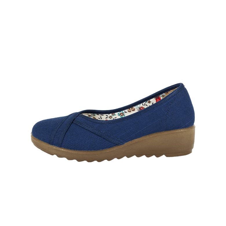 MOCASINES MUJER PASSER TEXTIL AZUL BATURA - 2