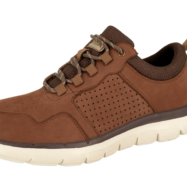 ZAPATO DE CUERO CASUAL MUNIA CAFE  LONDON ADIXT - 4