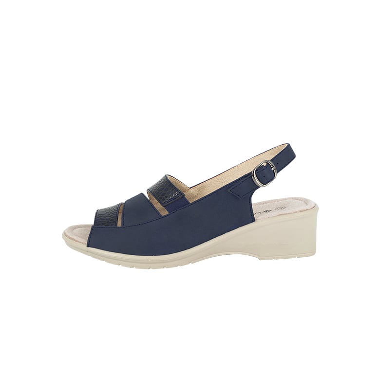 SANDALIAS MUJER PASSER AZUL ALBERDI - 2