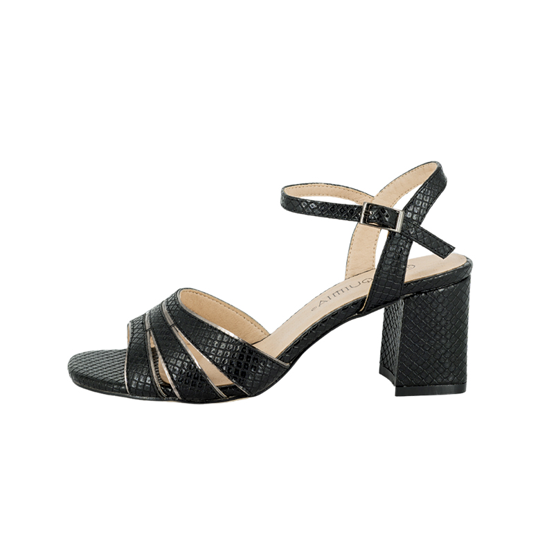 SANDALIA DE VESTIR IRAZU NEGRO ALQUIMIA - 2