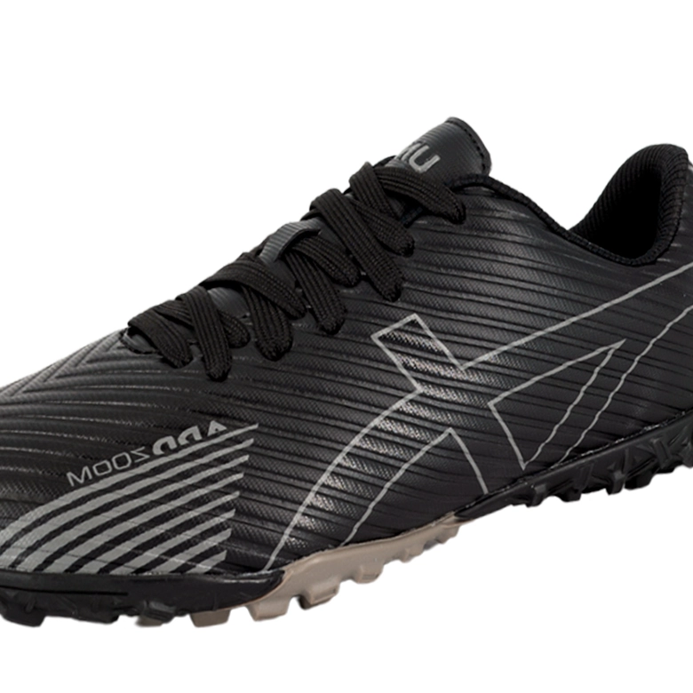ZAPATILLAS HOMBRE UNISPORT FÚTBOL NEGRO TORRE - 4
