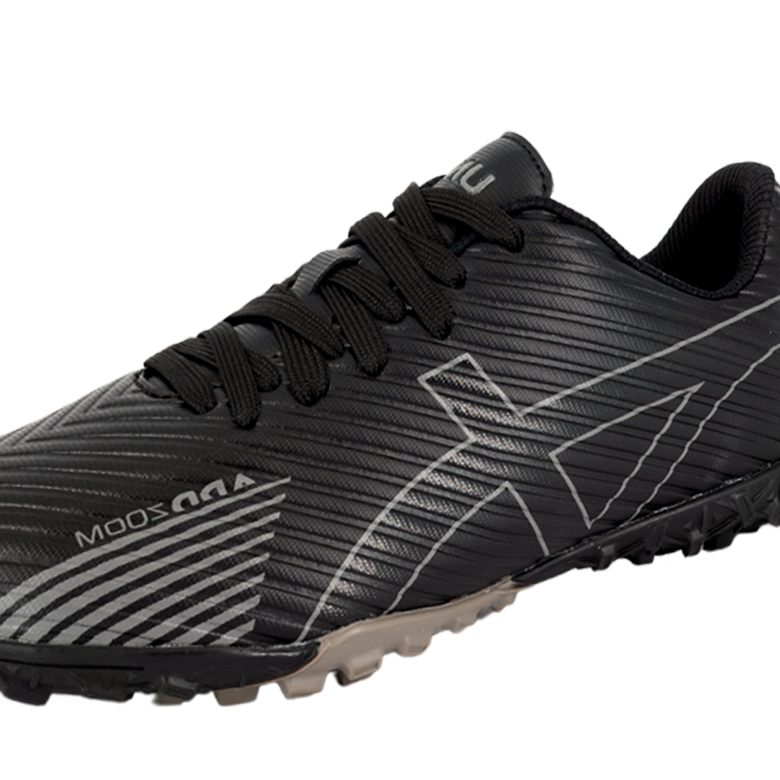 ZAPATILLAS HOMBRE UNISPORT FÚTBOL NEGRO TORRE - 4