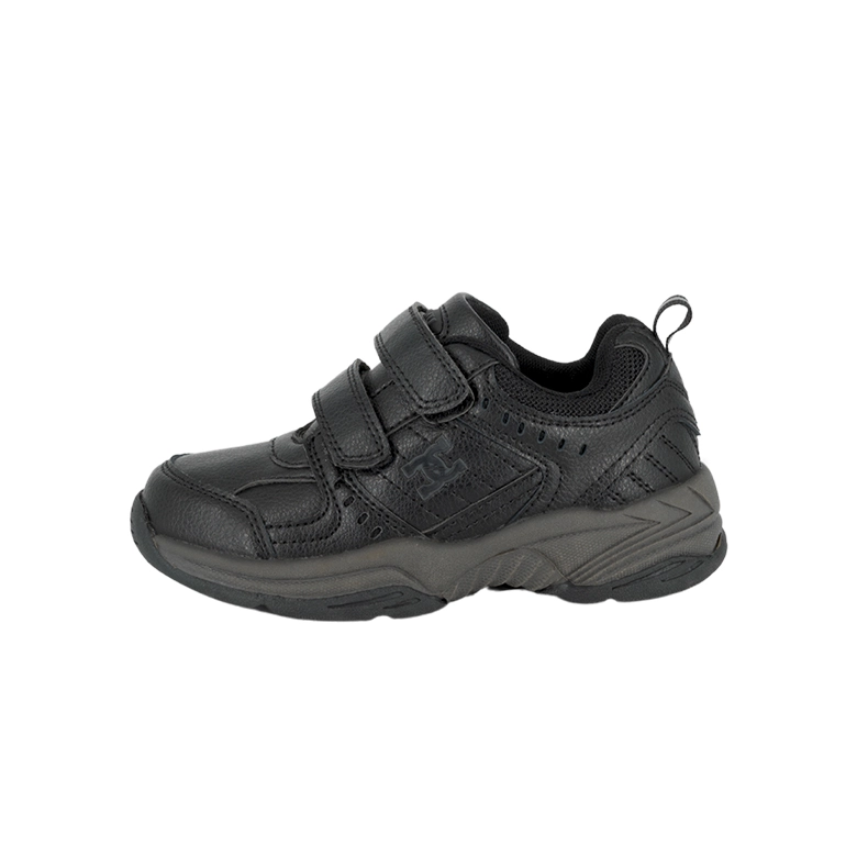 ZAPATILLAS NIÑO UNISPORT RUNNING NEGRO CUERO CALAR - 2