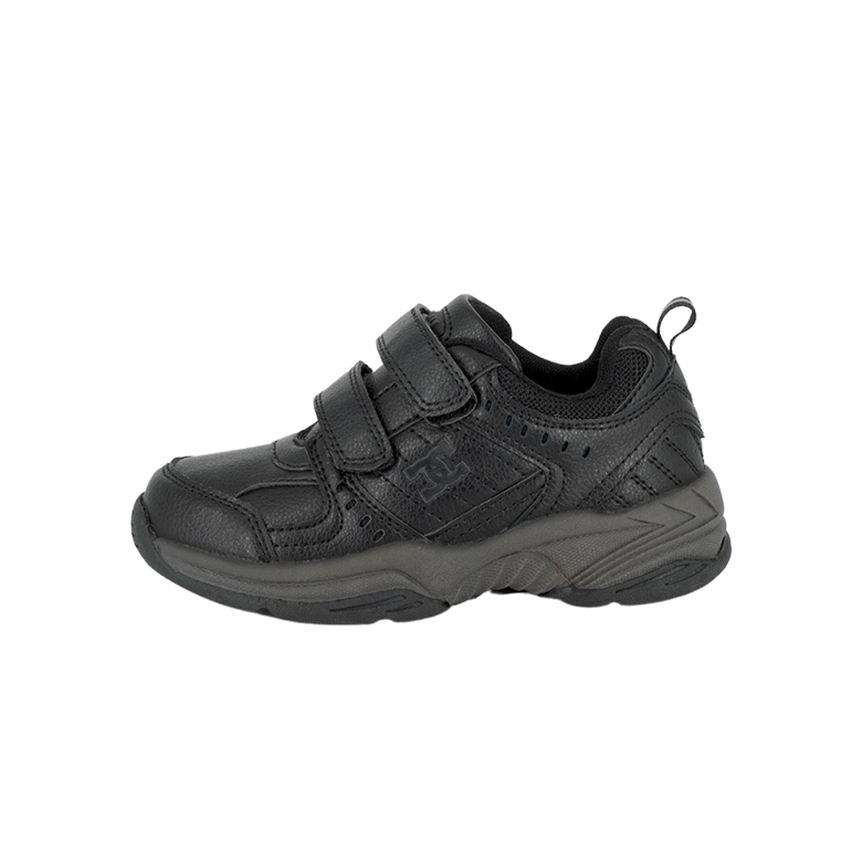 ZAPATILLAS NIÑO UNISPORT RUNNING NEGRO CUERO CALAR - 2