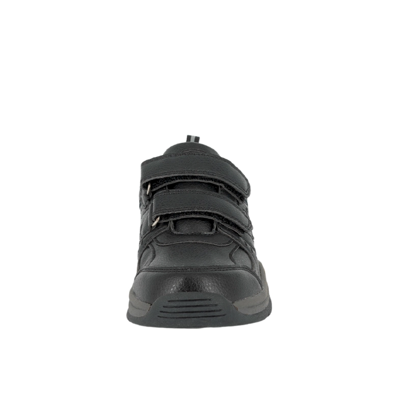 ZAPATILLAS NIÑO UNISPORT RUNNING NEGRO CUERO CALAR - 3