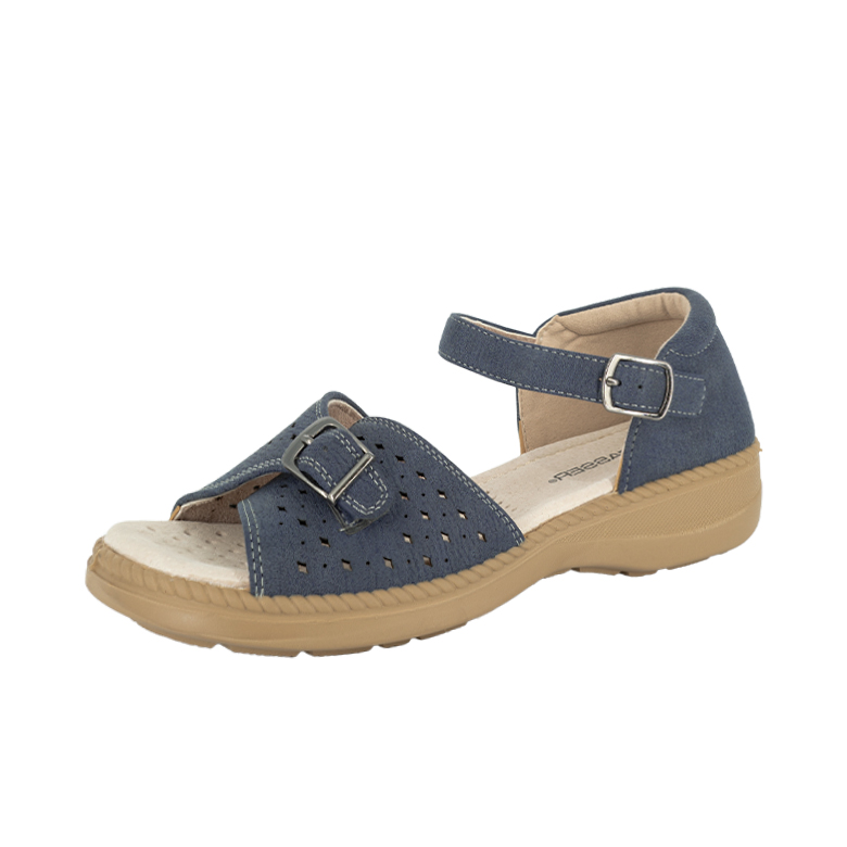 SANDALIAS MUJER PASSER AZUL ALMA - 1
