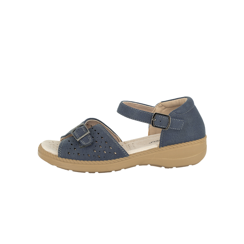 SANDALIAS MUJER PASSER AZUL ALMA - 2