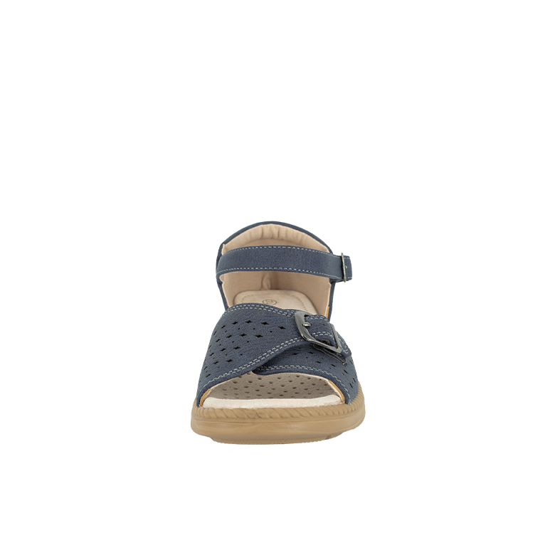 SANDALIAS MUJER PASSER AZUL ALMA - 3