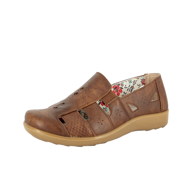 MOCASINES MUJER PASSER BADET CAFÉ - 1