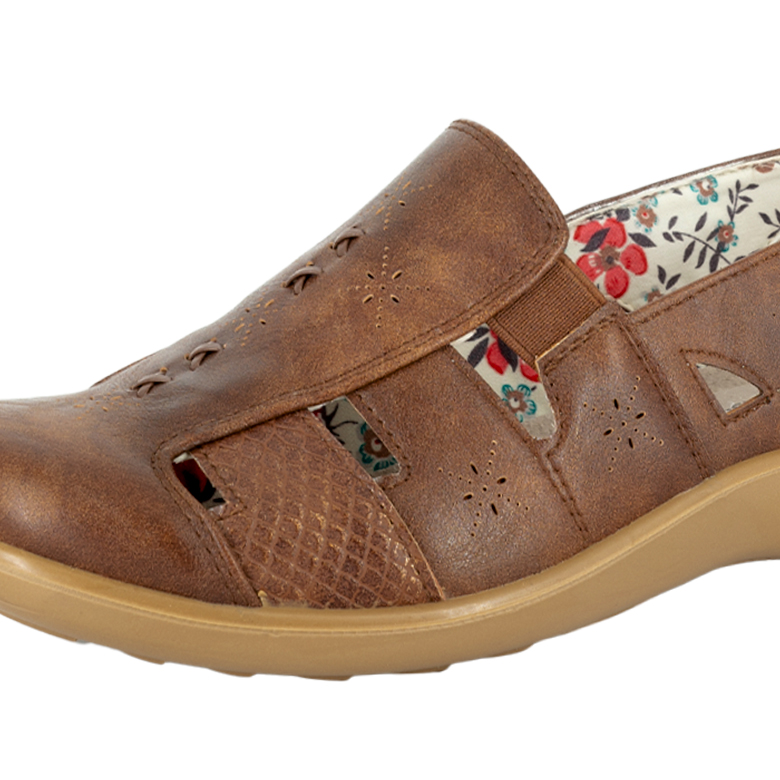 MOCASINES MUJER PASSER BADET CAFÉ - 4