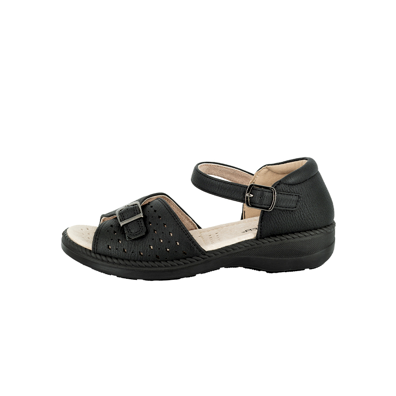 SANDALIA ALMA NEGRO PASSER - 2