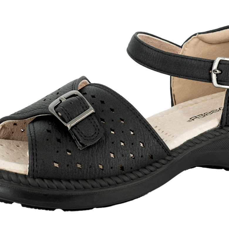 SANDALIA ALMA NEGRO PASSER - 4