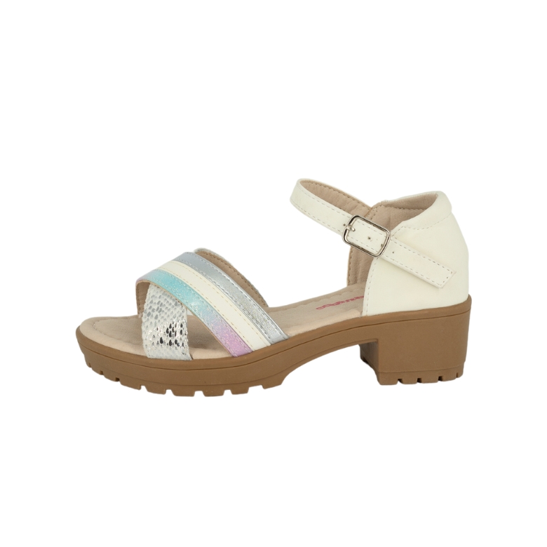 SANDALIAS NIÑA BAMBOO BLANCO BRULLE - 2