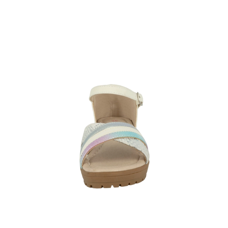 SANDALIAS NIÑA BAMBOO BLANCO BRULLE - 3