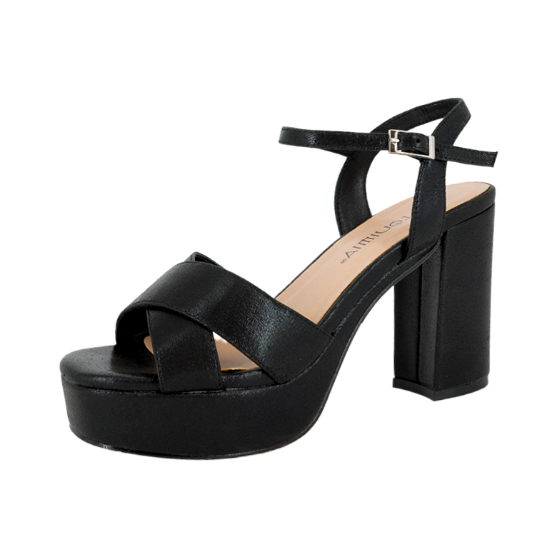 SANDALIA DE VESTIR LISTER NEGRO ALQUIMIA - 1