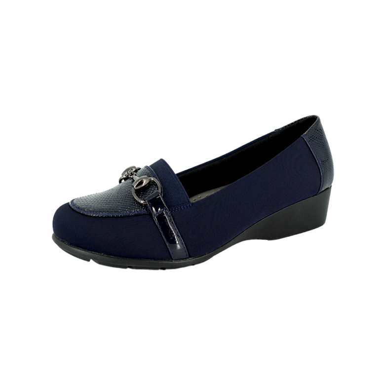 MOCASINES MUJER ALQUIMIA AZUL LOSTER - 1