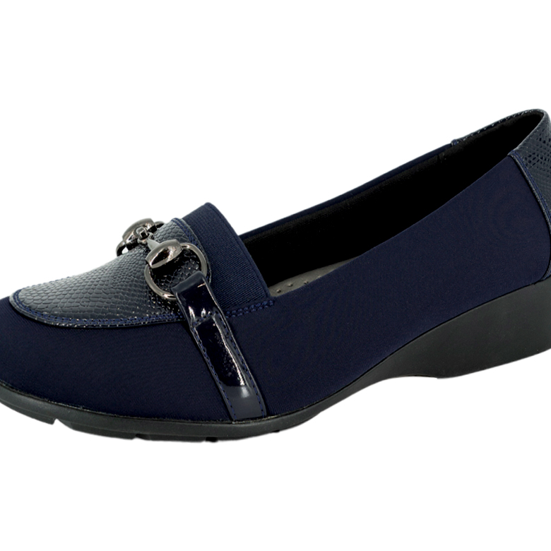 MOCASINES MUJER ALQUIMIA AZUL LOSTER - 4