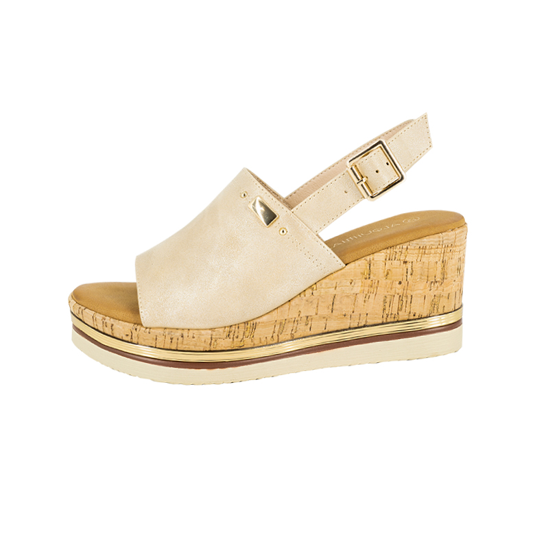 SANDALIAS MUJER ALQUIMIA DORADO LOURDE - 2