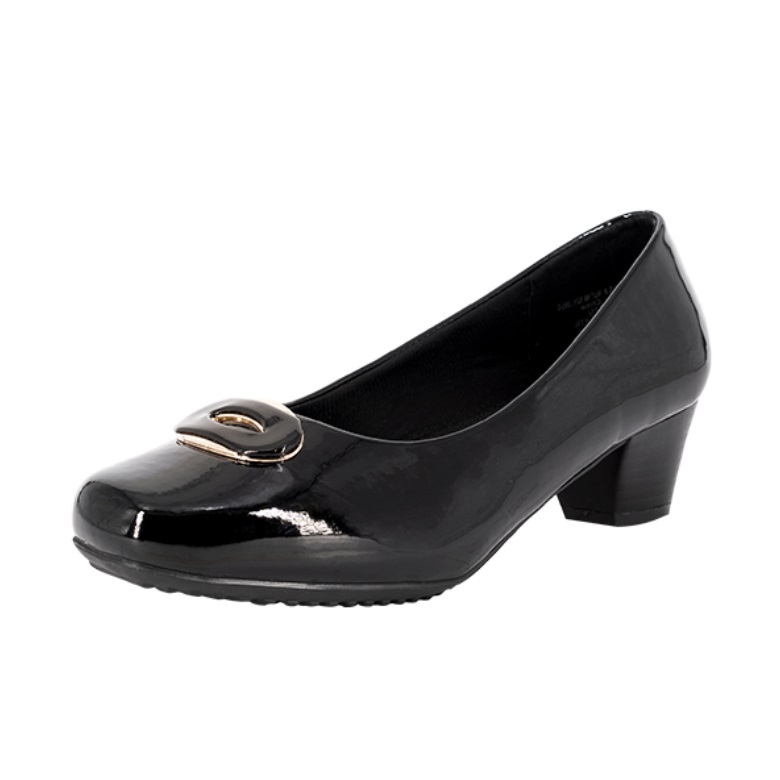ZAPATO IBON NEGRO CHAROL ALQUIMIA - 1