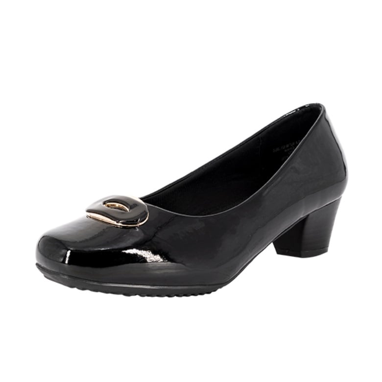 ZAPATO IBON NEGRO CHAROL ALQUIMIA - 1
