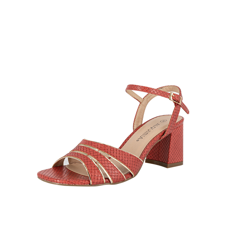 SANDALIA DE VESTIR IRAZU ROJO ALQUIMIA - 1
