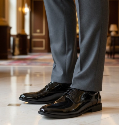 ZAPATO OSSA NEGRO CHAROL UNS - 5