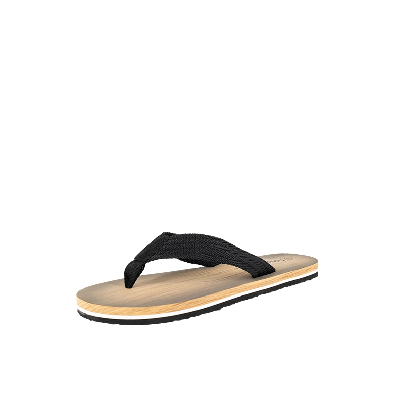 SANDALIAS HAWAIANAS HOMBRE UNS TEXTIL NEGRO BREITHORN - 1