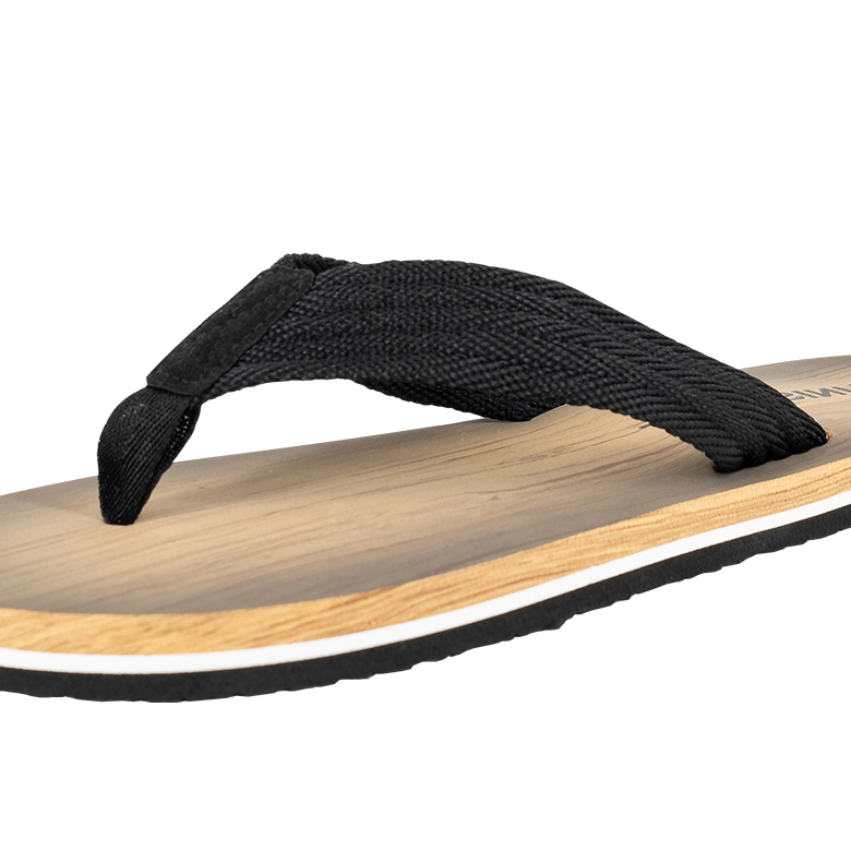 SANDALIAS HAWAIANAS HOMBRE UNS TEXTIL NEGRO BREITHORN - 4