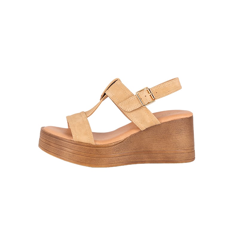 SANDALIAS MUJER ALQUIMIA BEIGE LOA - 2