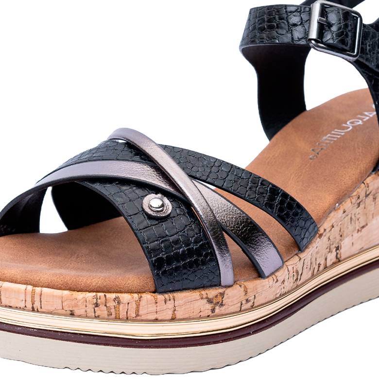 SANDALIAS MUJER ALQUIMIA KEA NEGRO - 4